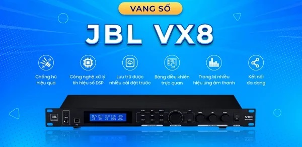 Kết Nối JBL VX8 Với Amply Karaoke Chi Tiết