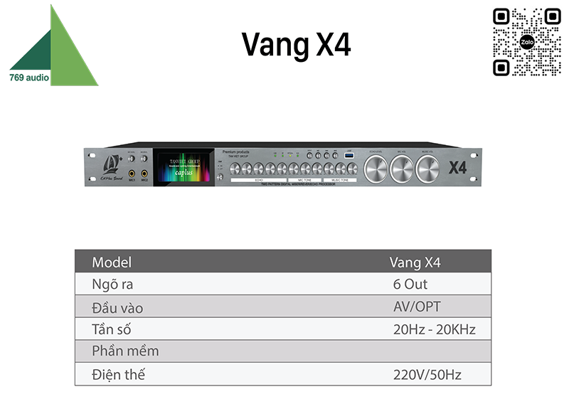 vang cơ CAF X4 PLUS