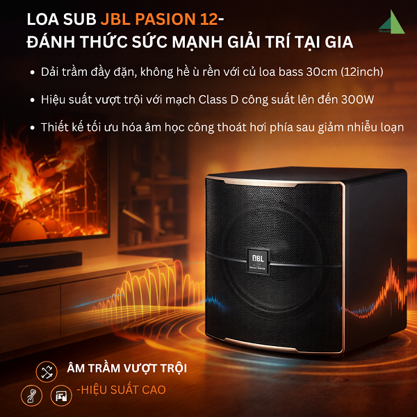 Âm Bass Loa Sub JBL Pasion 12