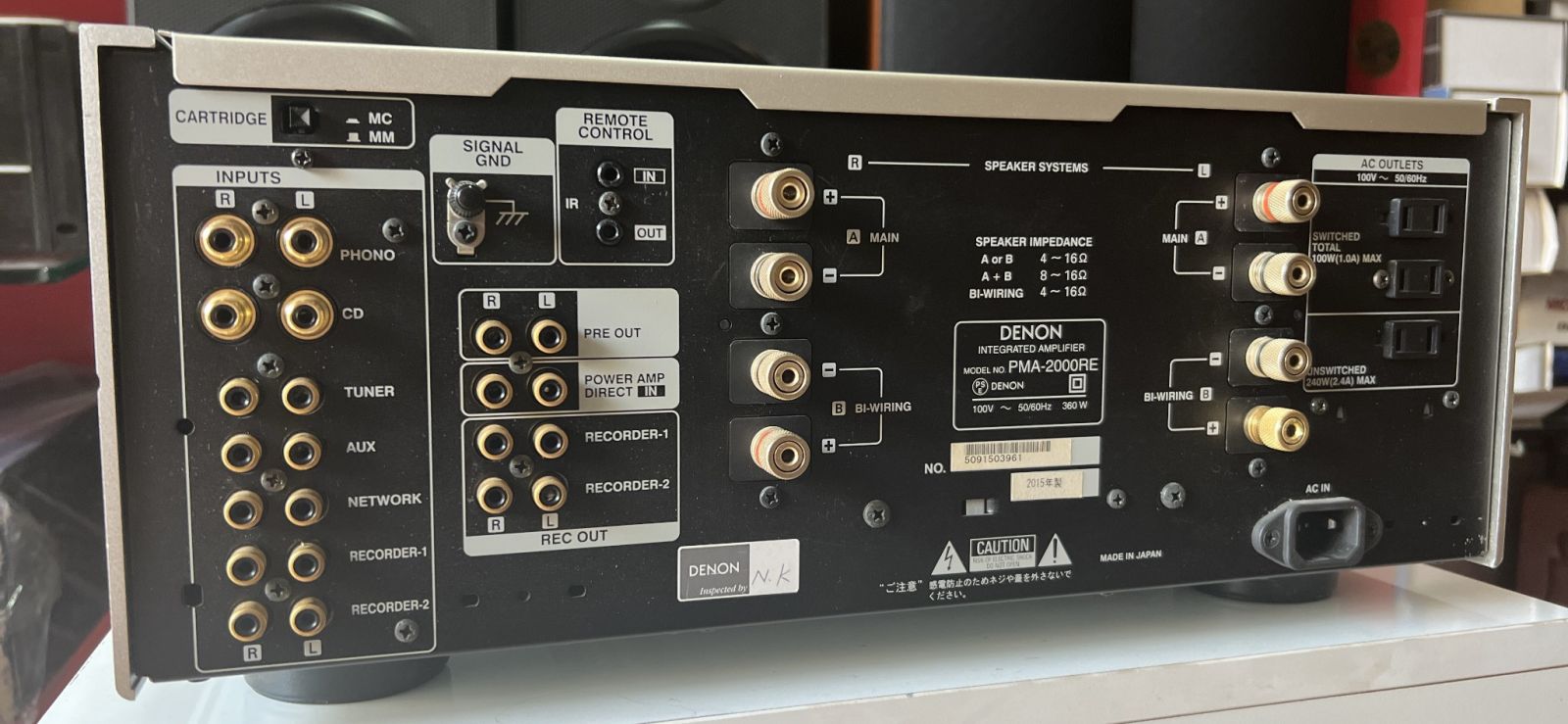 Amply Denon nghe nhạc vàng 2000re