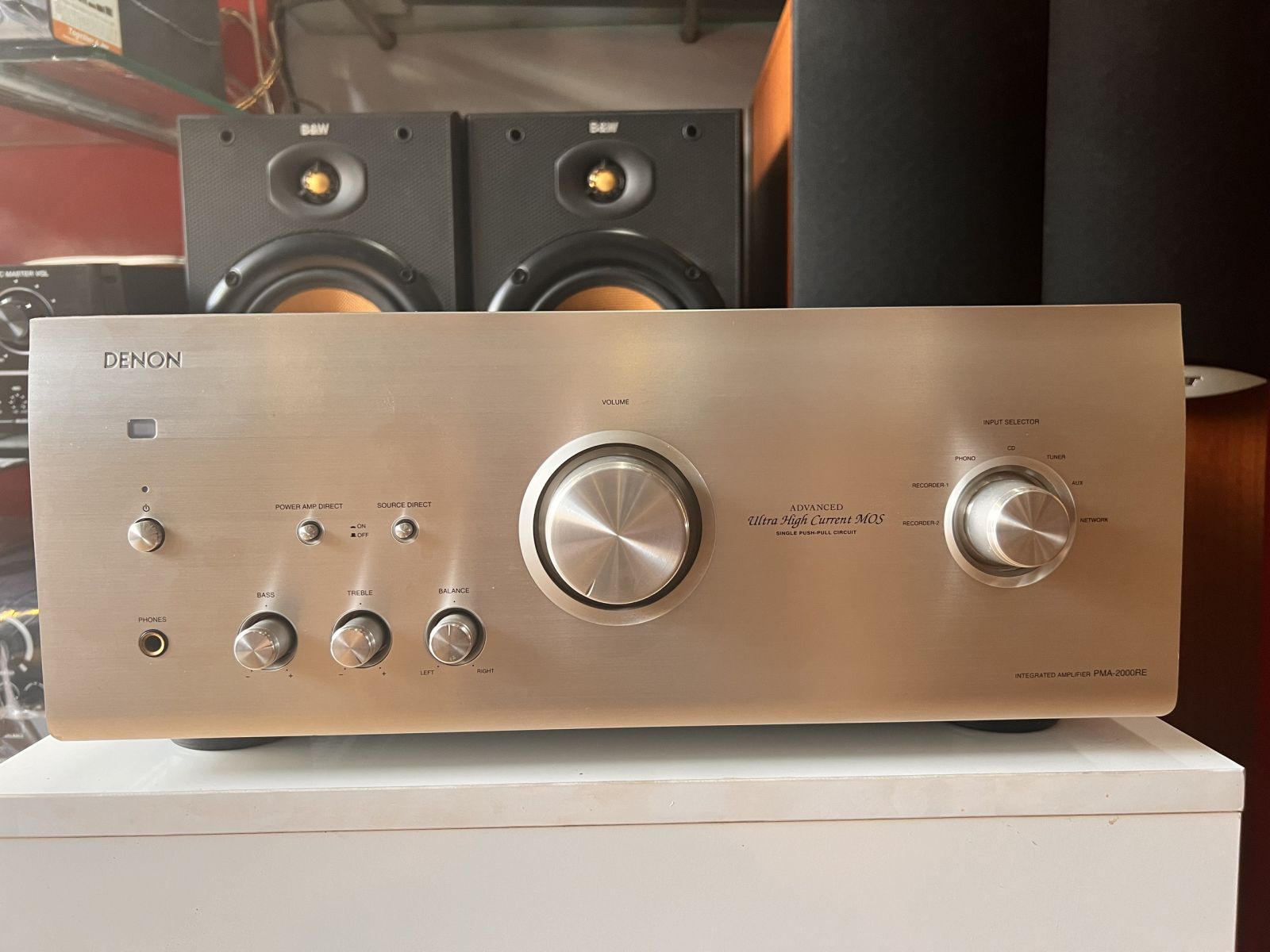 amply denon 2000 re nghe nhạc vàng hay