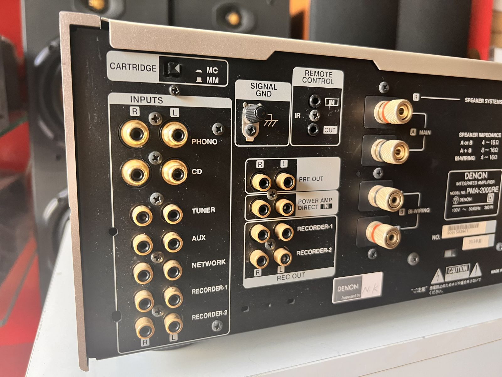 amply Denon 2000re chính hãng có remote