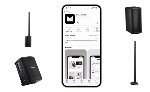 App Bose Music Loa Bose S1 Pro Plus