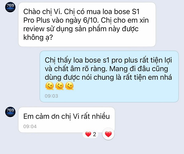 Feedback Từ Khách Mua Loa Bose S1 Pro Plus