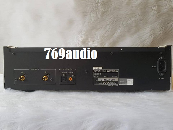 mặt sau cd denon 1650ae