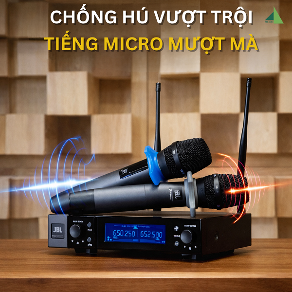 Chống Hú Vượt Trội Và Tiếng Micro JBL VM200 Mượt Mà