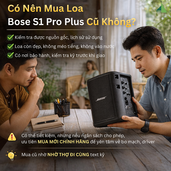 Có Nên Mua Loa Bose S1 Pro Plus Cũ Không