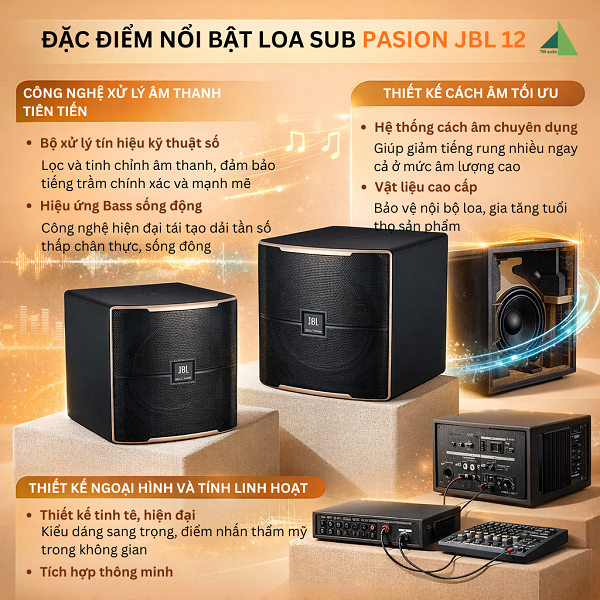 Đặc Điểm Nội Bật Loa Sub JBL Pasion 12