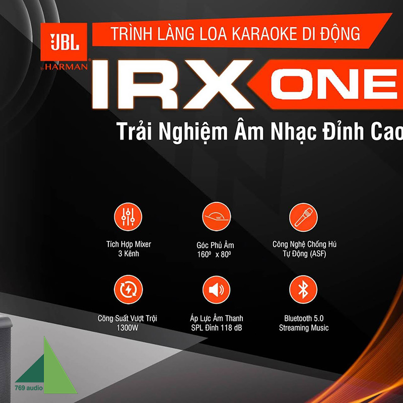 Tìm hiểu thêm về Loa JBL IRX One