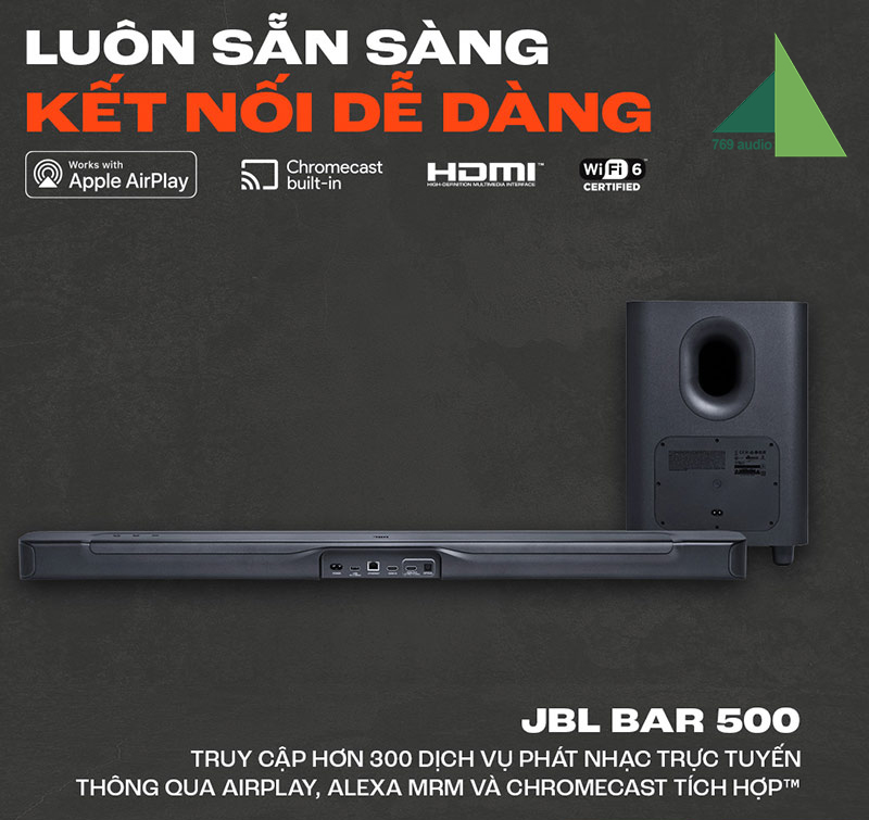 Soundbar JBL Bar 500