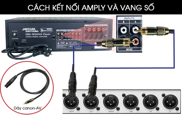 Kết Nối Vang Với Amply