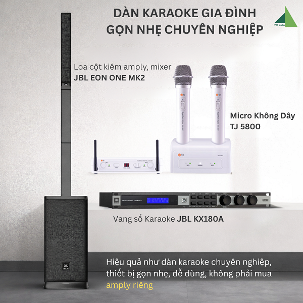 Phối Ghép Loa JBL Eon One MK2