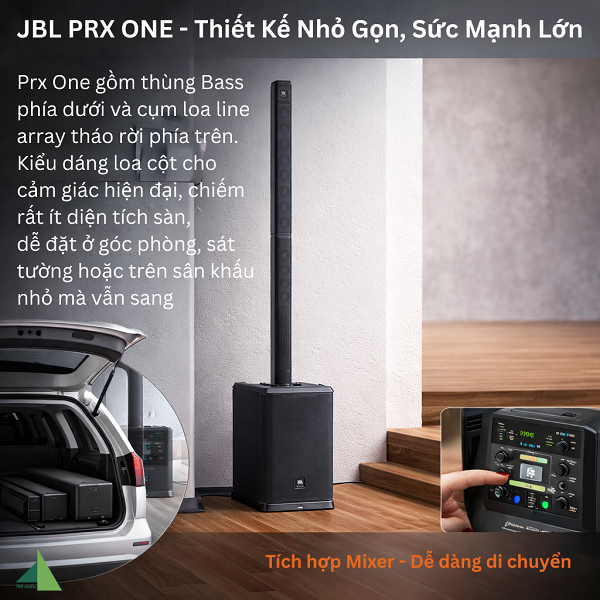 Loa JBL Prx One Thiết Kế Nhỏ Gọn