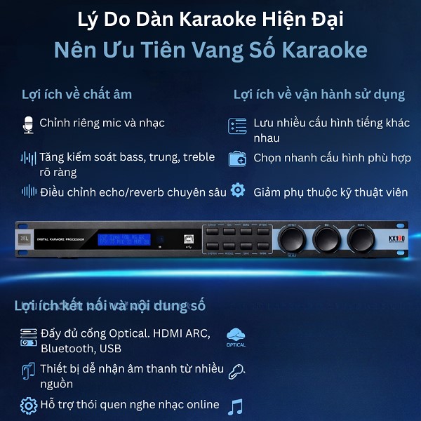vai trò vang số cần thiết trong dàn karaoke 