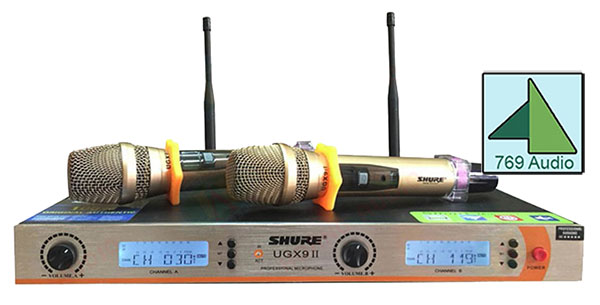 micro shure ugx9 ii