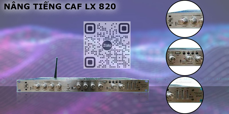 máy nâng tiếng CAF LX-820 chính hãng