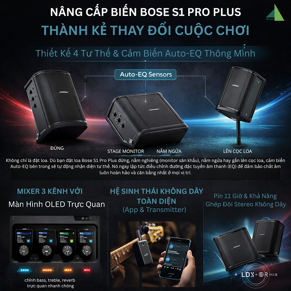 Nâng Cấp Loa Bose S1 Pro Plus