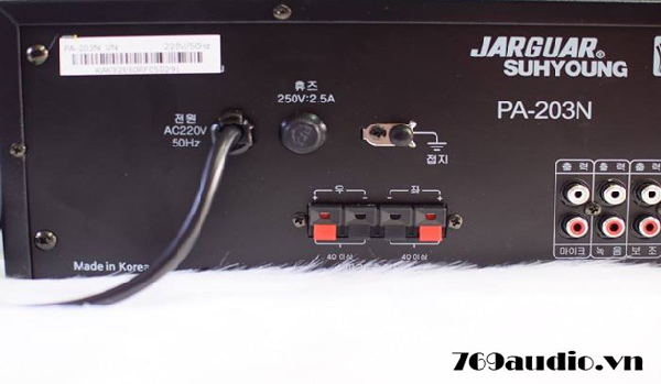 Amply JARGUAR  PA 203N - sản phẩm thịnh hành hiện nay