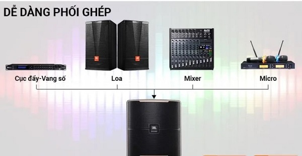 Phối Ghép Loa Sub JBL Pasion 12