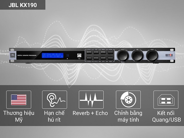 Tính Năng Nổi Bật Vang Số JBL KX190