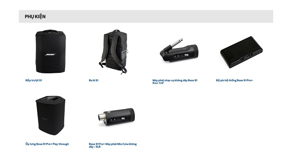 Tối Ưu Loa Bose S1 Pro Plus Với Micro Không Dây