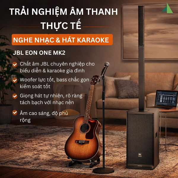 Trải Nghiệm Âm Thanh Loa JBL Eon One MK2