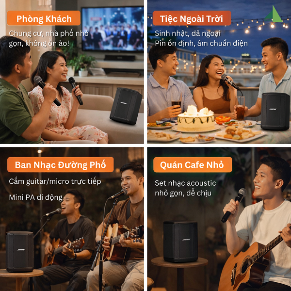 Ứng Dụng Thực Tế Loa Bose S1 Pro Plus