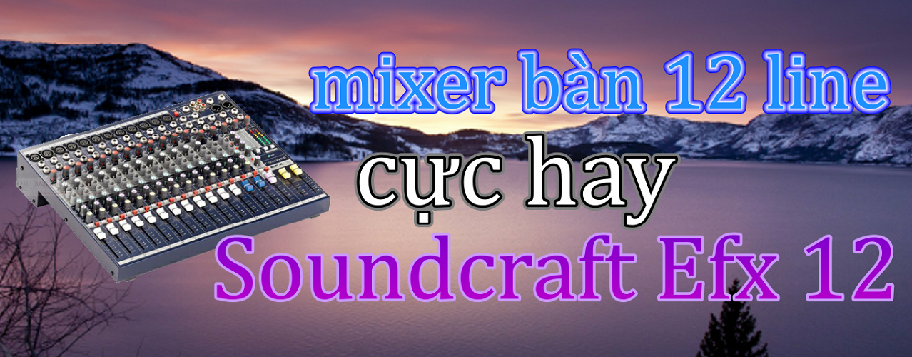 Mixer Soundcraft efx12